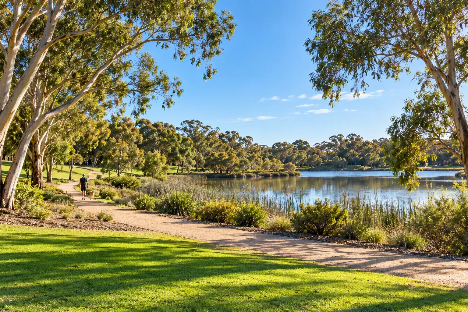 A leafy park in Perth’s northern suburbs